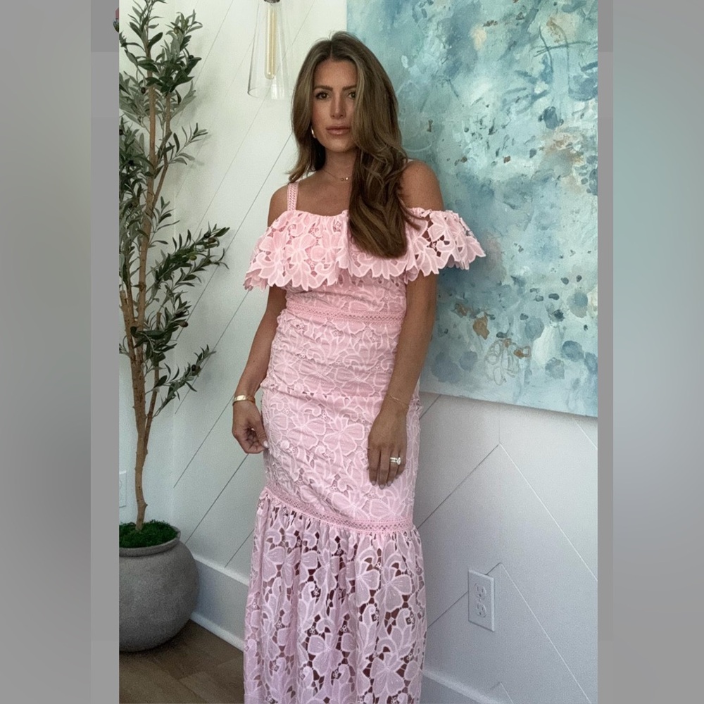 Pink Lace Dress